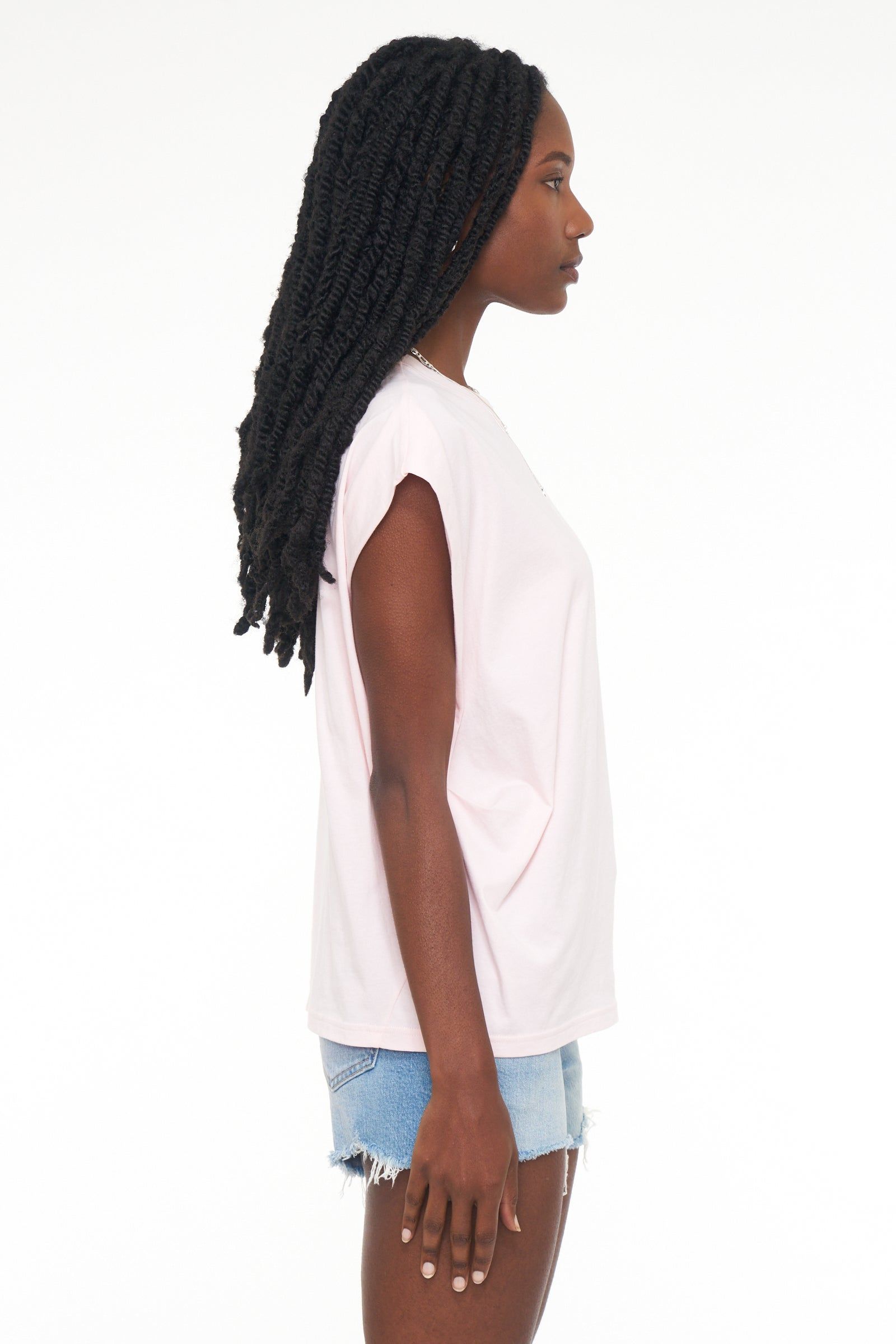 Trina Muscle Tee - Pink Mist sold by pistola product image thumbnail 2