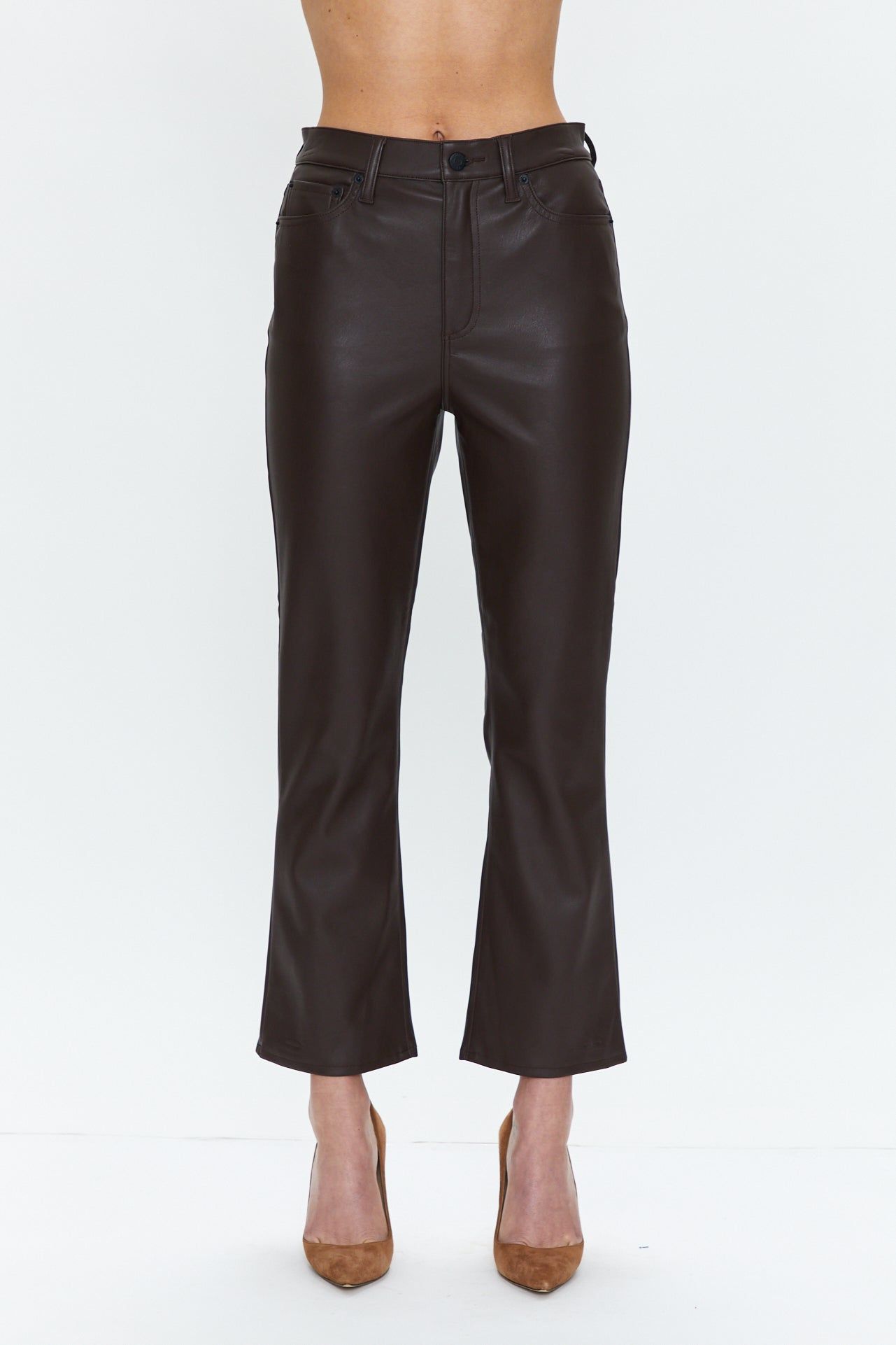 Lennon High Rise Crop Boot - Coffee Bean sold by pistola product image thumbnail 2