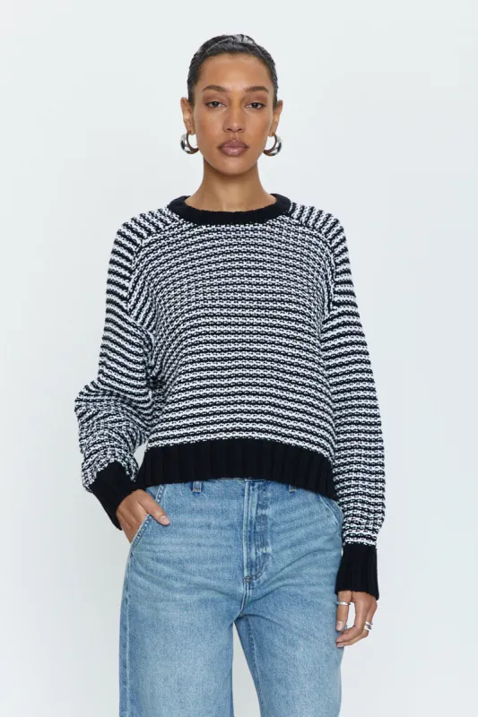 Adina Sweater -  Midnight Stripe sold by pistola
