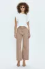 Penny High Rise Wide Jean - Cashew sold by pistola