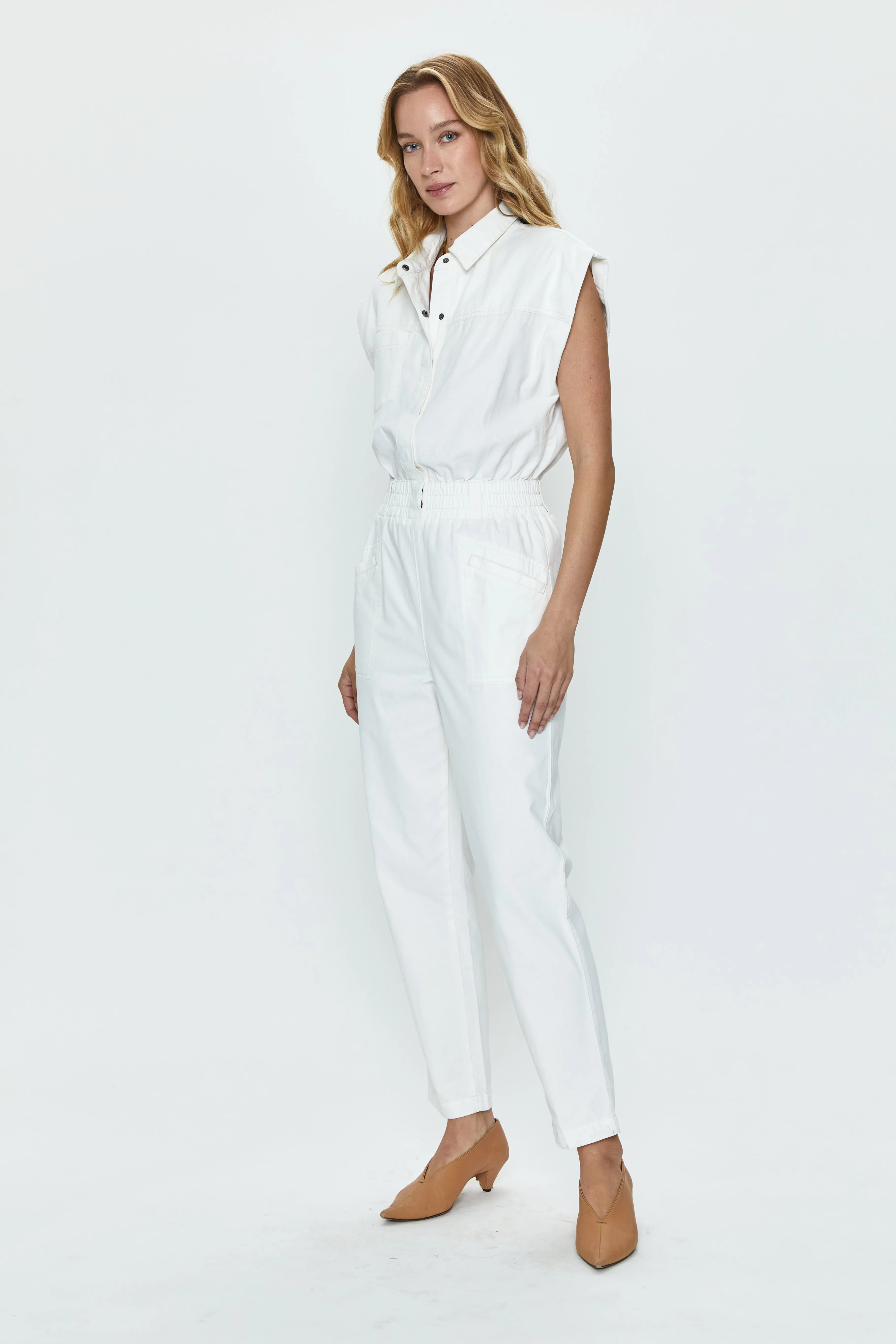 Rosie Jumpsuit - Porcelain sold by pistola product image thumbnail 3