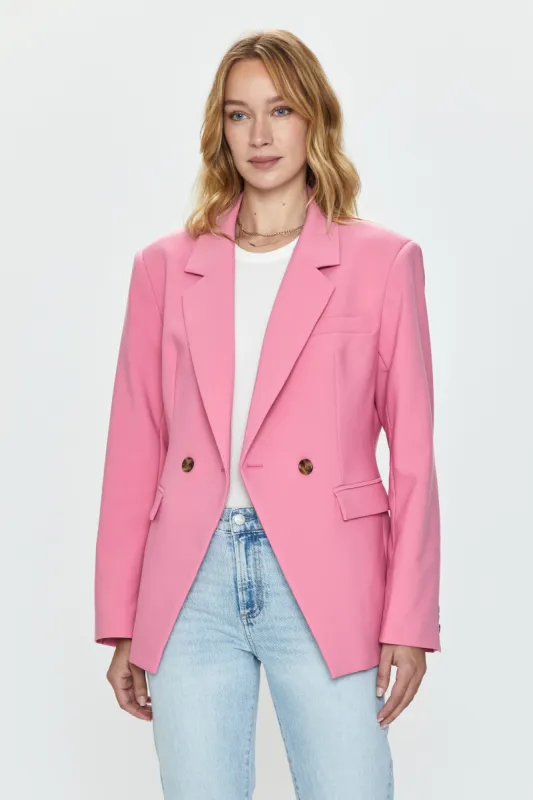Remy Double Breasted Blazer - Pink Cosmos sold by pistola