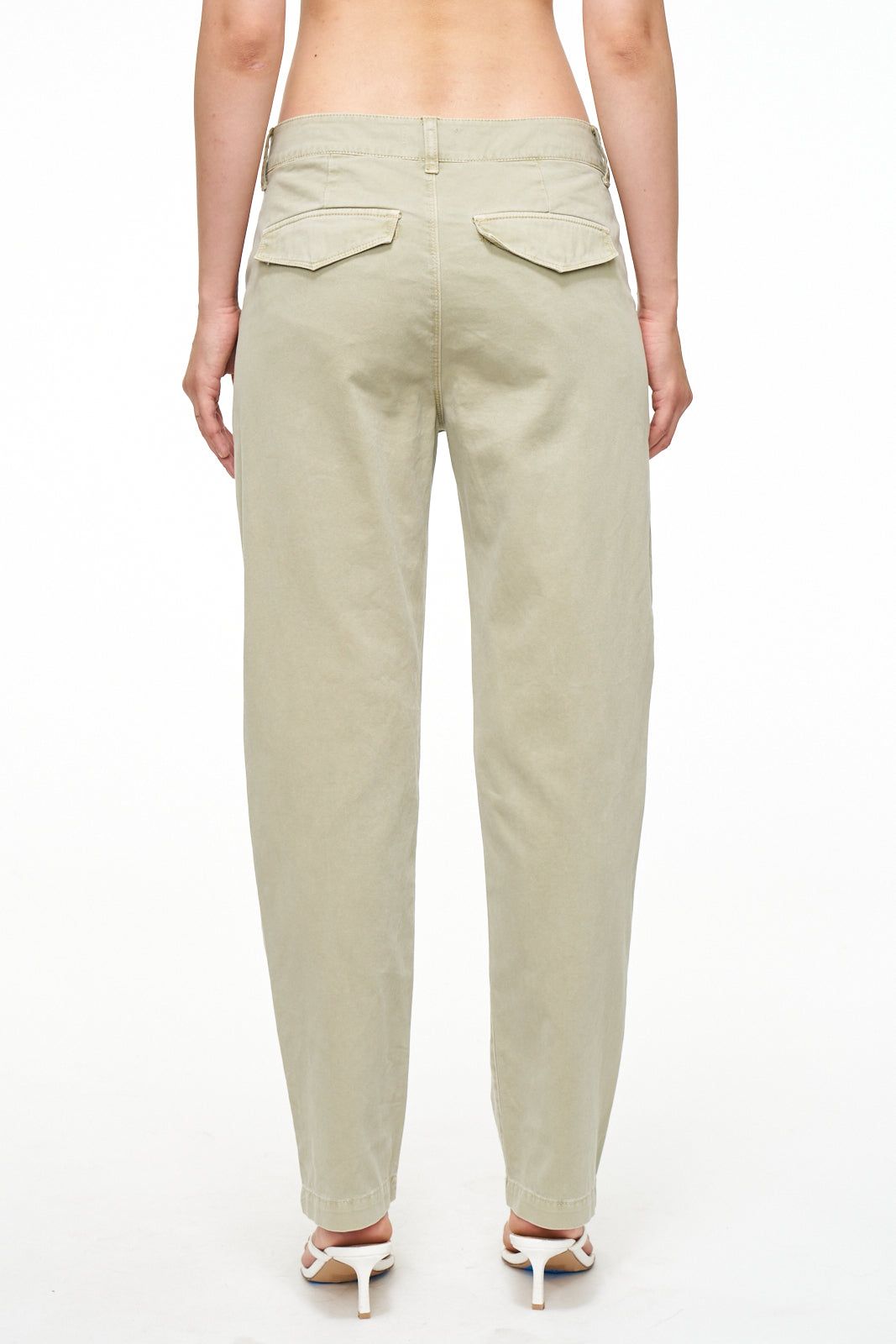 Gemma Low Rise Straight Trouser - Pistachio sold by pistola product image thumbnail 4