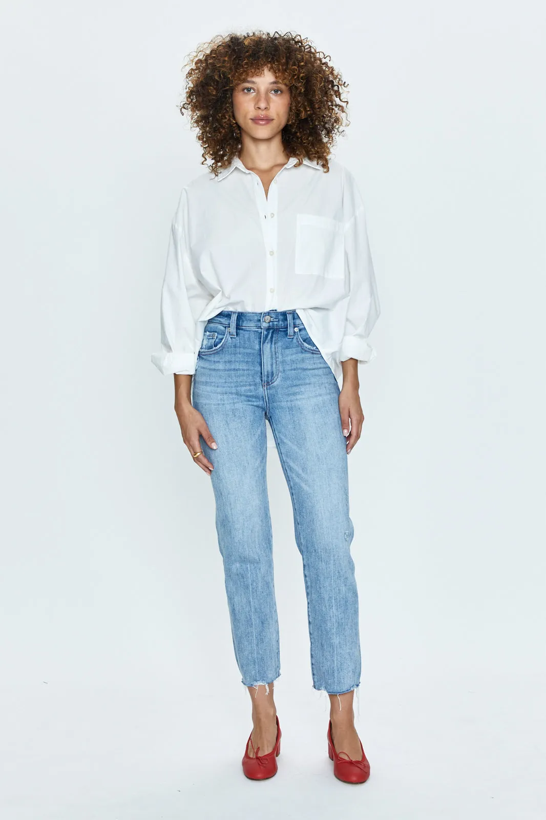 Monroe High Rise Cigarette Jean - Monet Vintage sold by pistola product image thumbnail 5