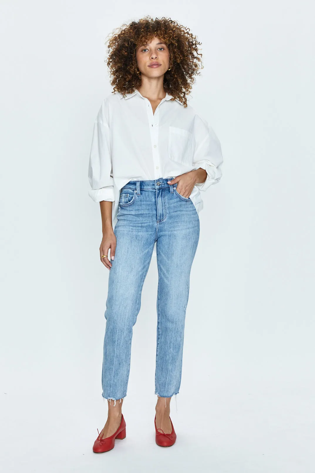 Monroe High Rise Cigarette Jean - Monet Vintage sold by pistola