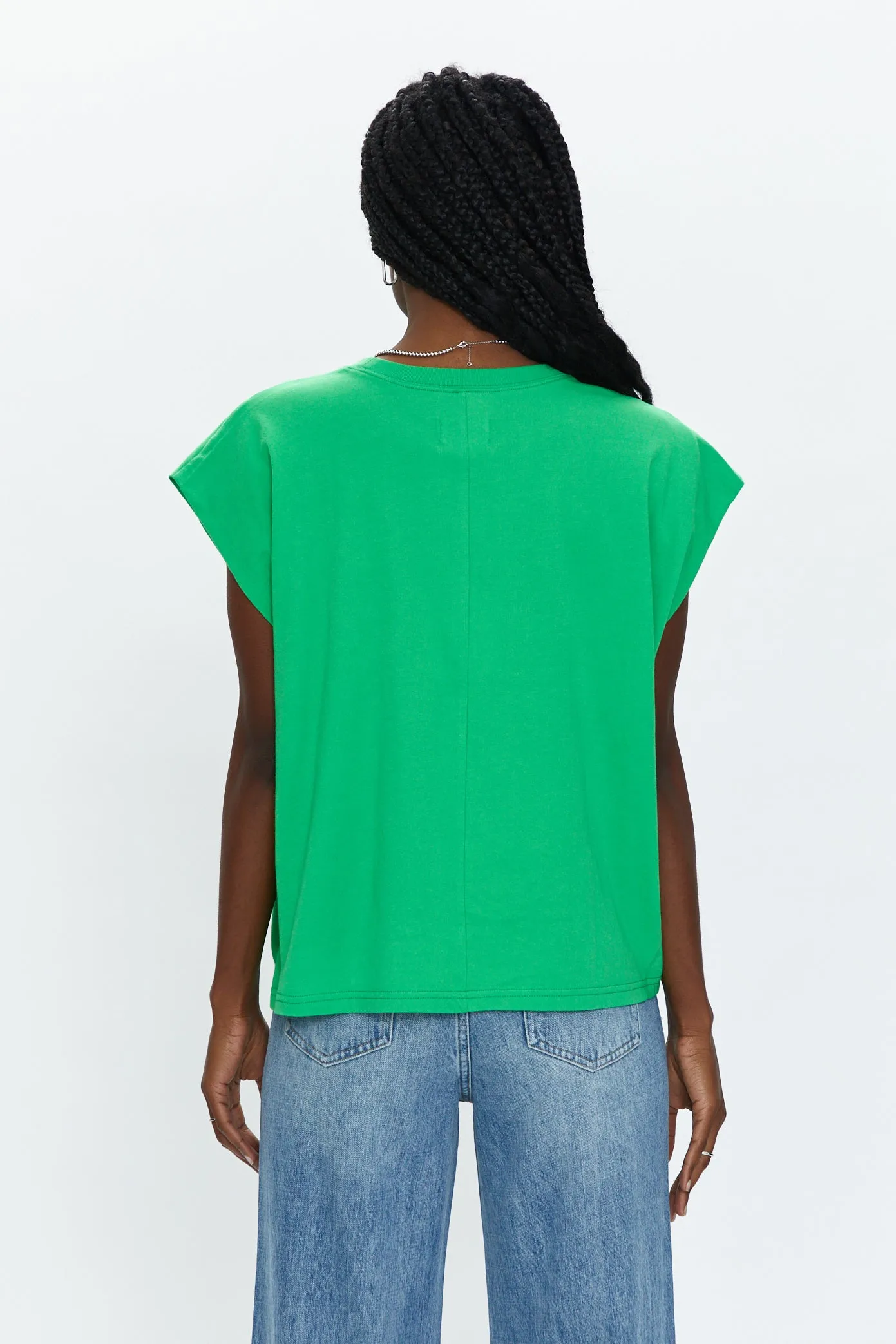 Trina Muscle Tee - Green Apple sold by pistola product image thumbnail 4