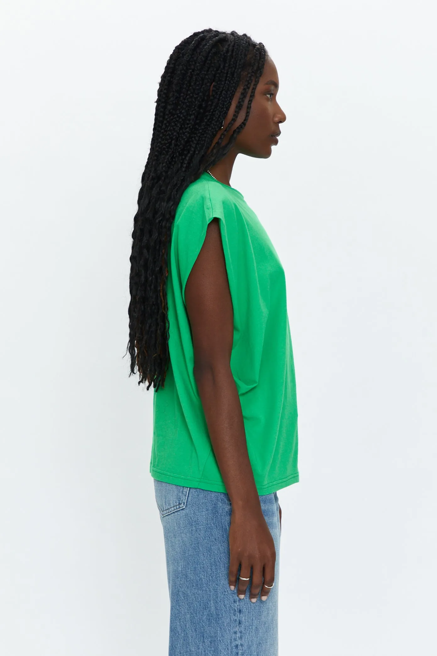 Trina Muscle Tee - Green Apple sold by pistola product image thumbnail 3