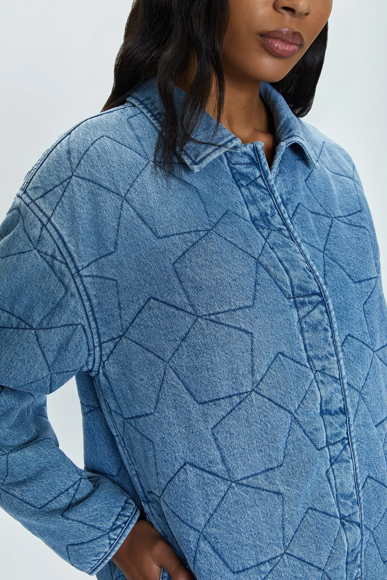Alyssa Quilted Shacket - Marmont Star sold by pistola product image thumbnail 2