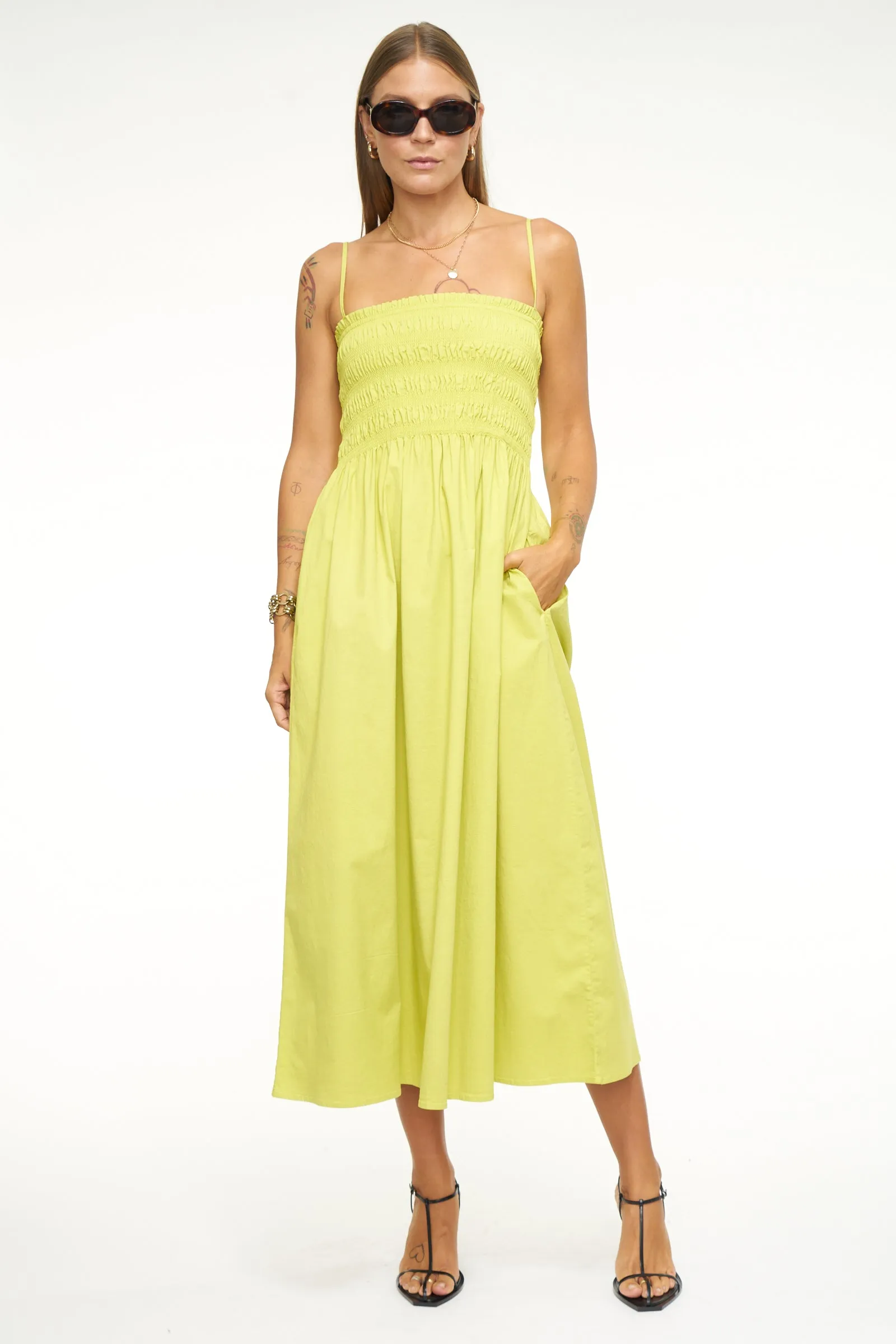 Bianca Smocked Bodice Dress - Margarita sold by pistola