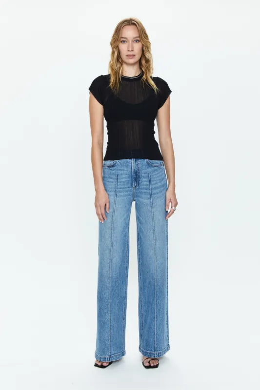 Lana High Rise Ultra Wide Jean - Cannes sold by pistola
