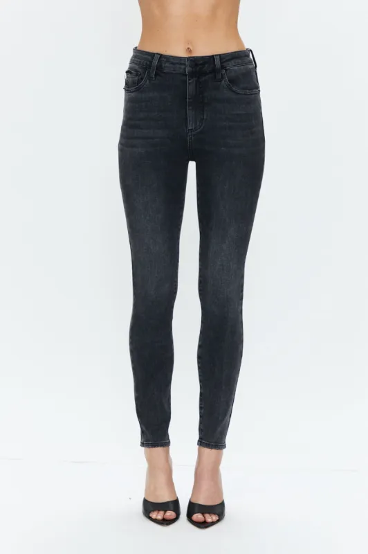 Aline High Rise Skinny - Dark Stone Vintage sold by pistola