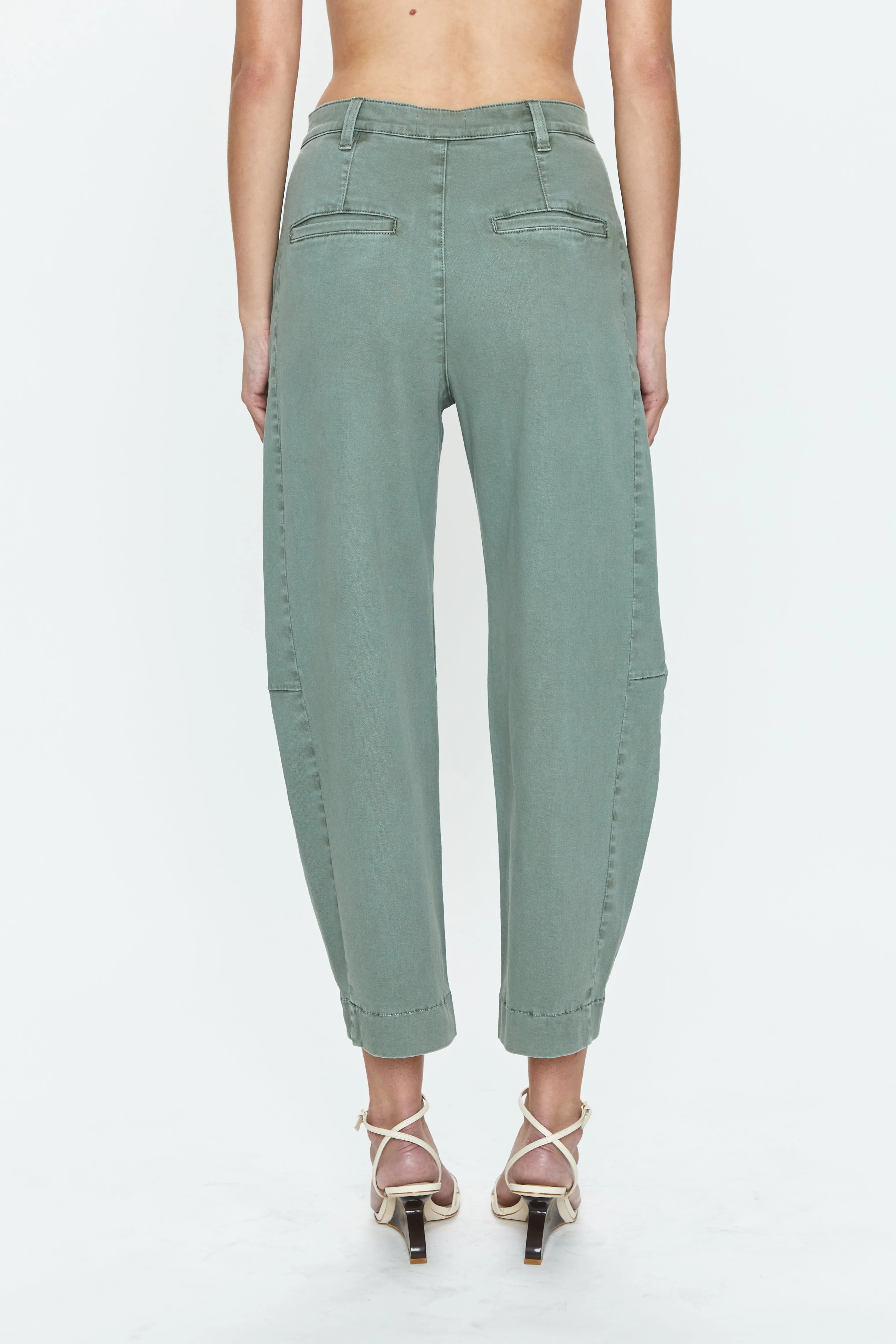 Eli High Rise Arched Trouser Jean - Calvary Olive sold by pistola product image thumbnail 4