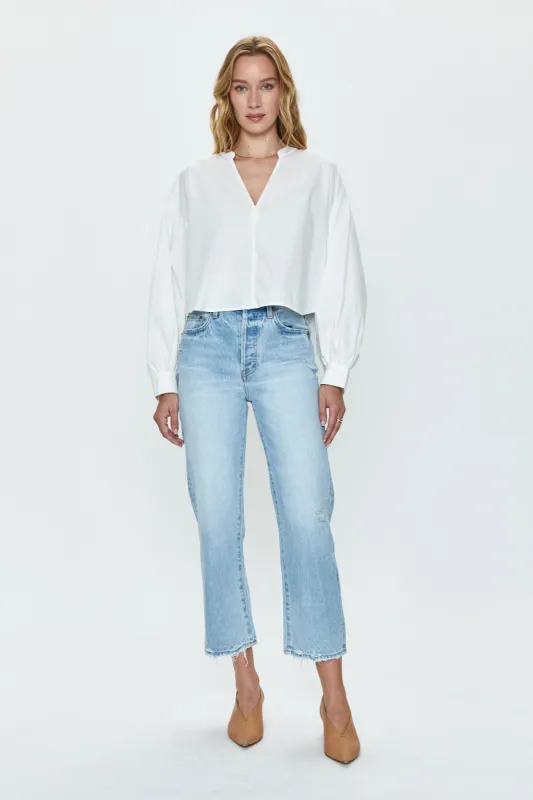 Cassie Super High Rise Straight Jean - Radiant Vintage sold by pistola