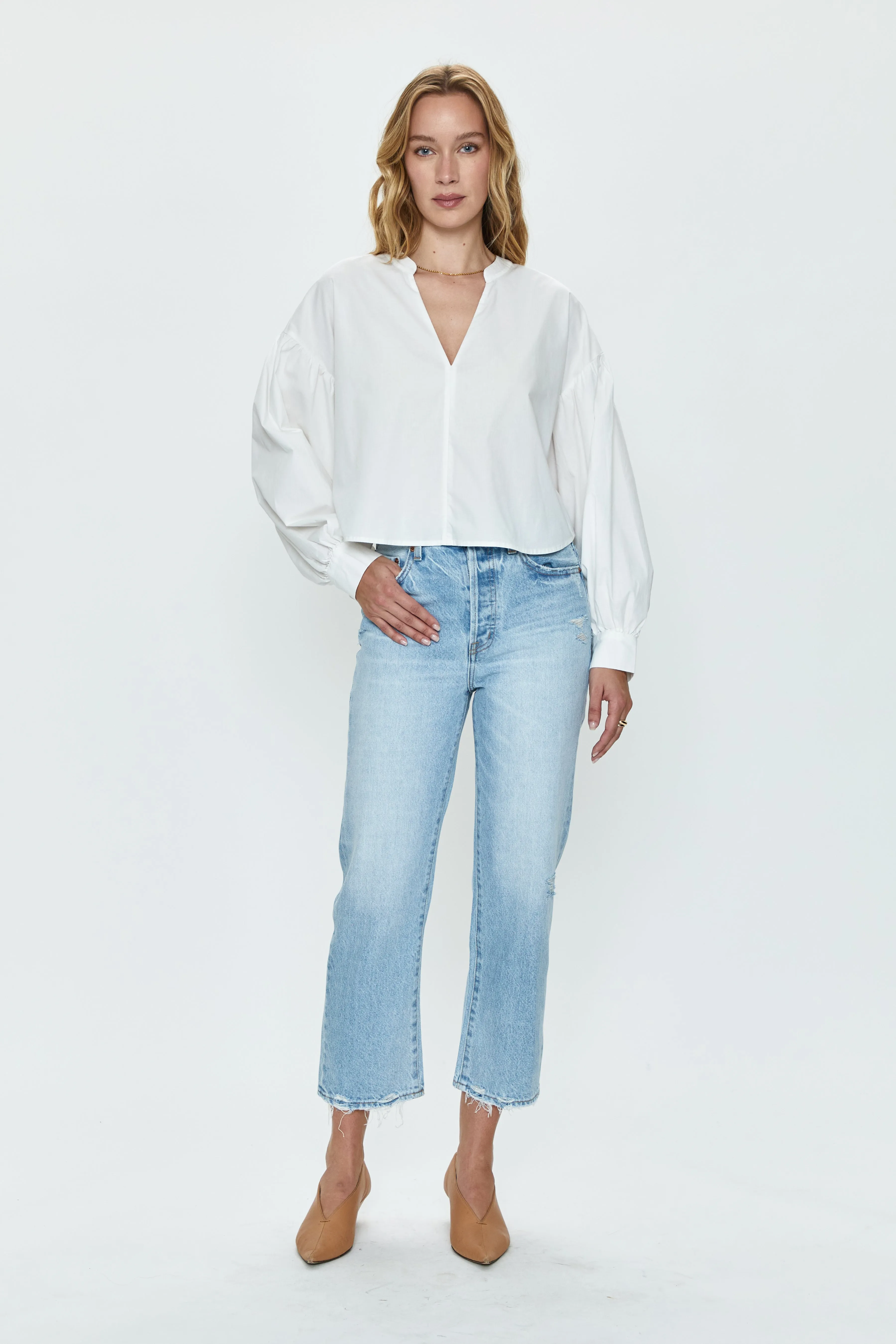 Cassie Super High Rise Straight Jean - Radiant Vintage sold by Pistola product image thumbnail 5