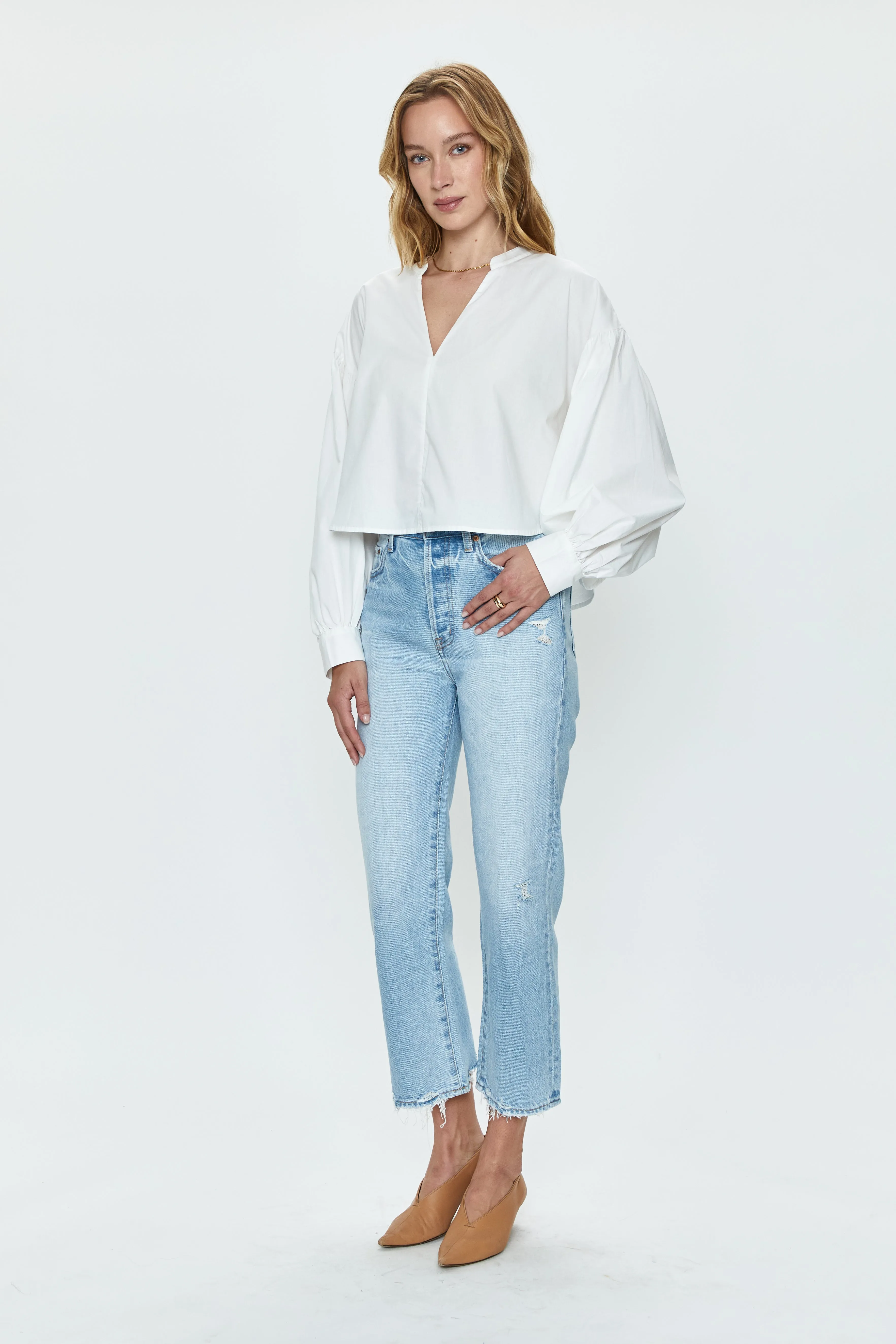 Cassie Super High Rise Straight Jean - Radiant Vintage sold by Pistola product image thumbnail 4