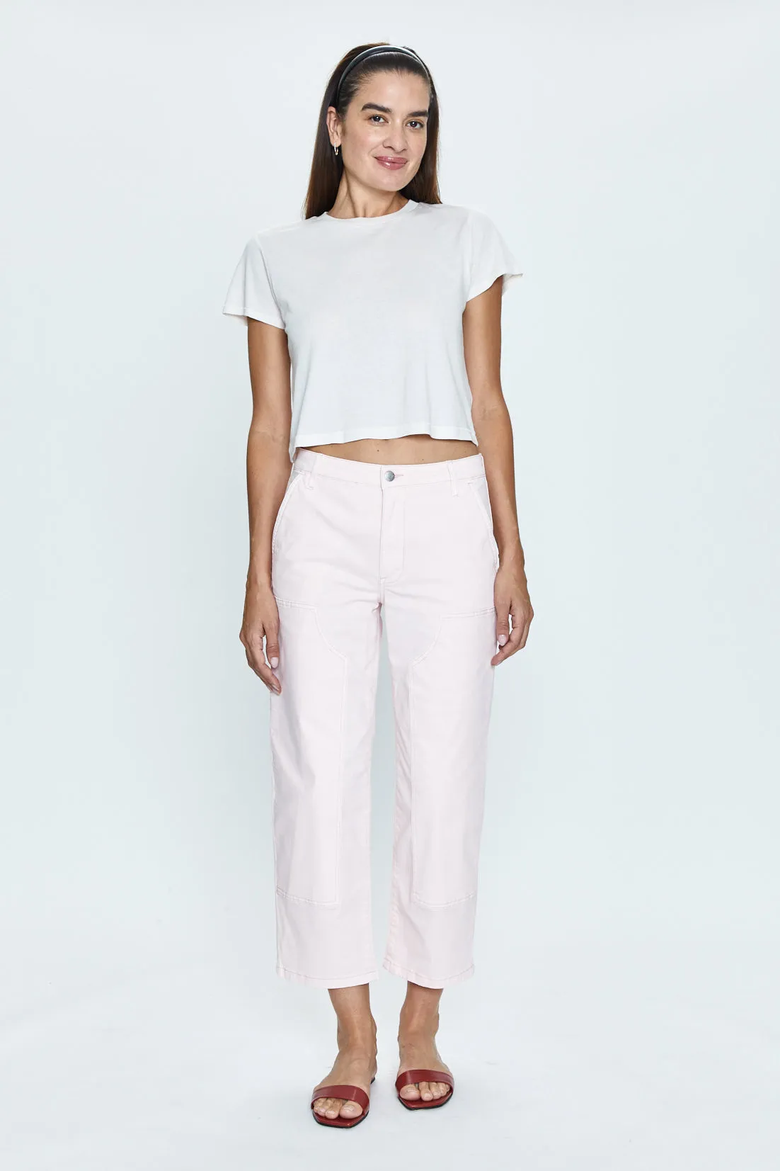 Ashton Carpenter Pant - Soft Blush sold by pistola