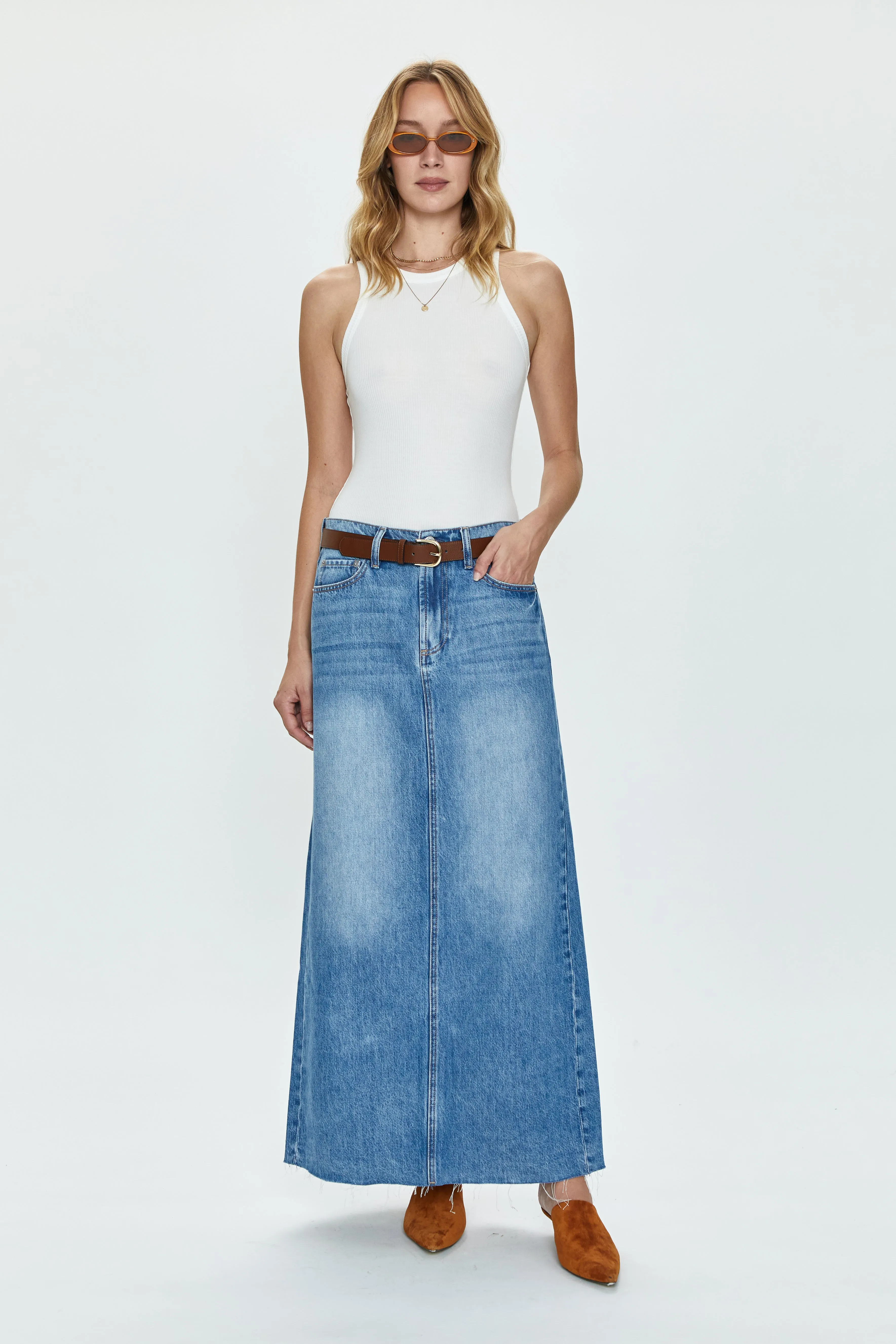 Raye Maxi Skirt - High Noon sold by pistola product image thumbnail 5