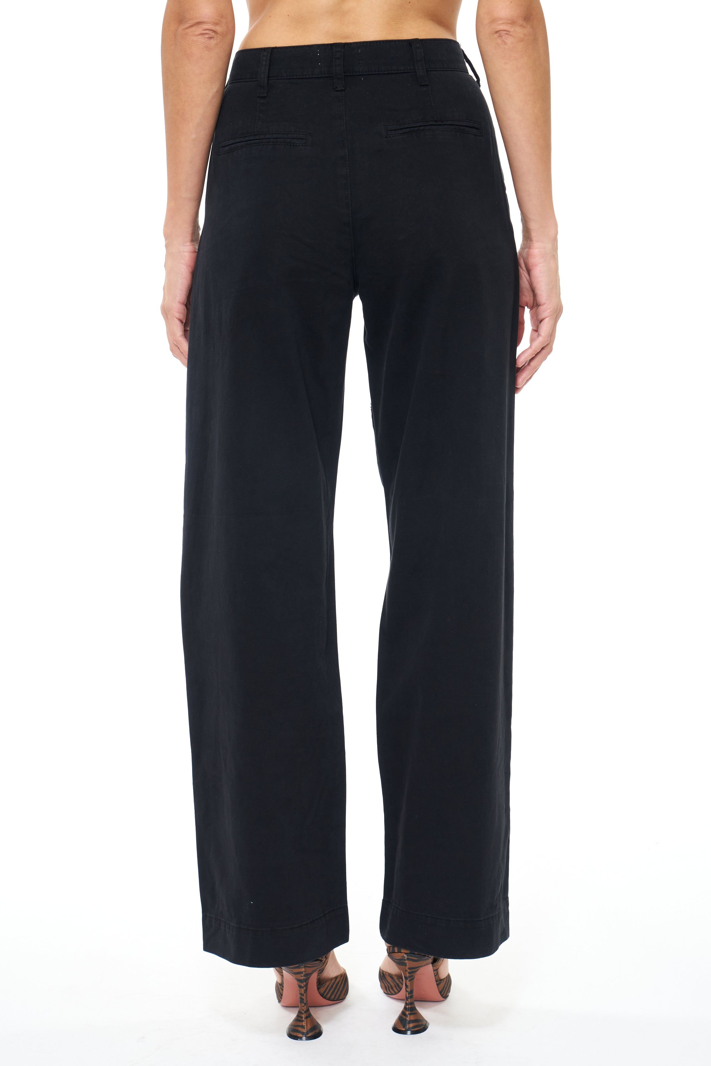 Ellery High Rise Wide Leg Trouser - Fade to Black sold by pistola product image thumbnail 3