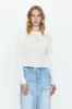 Michele Long Sleeve Tee - Ecru sold by pistola