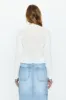 Michele Long Sleeve Tee - Ecru sold by pistola