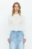 Michele Long Sleeve Tee - Ecru sold by pistola