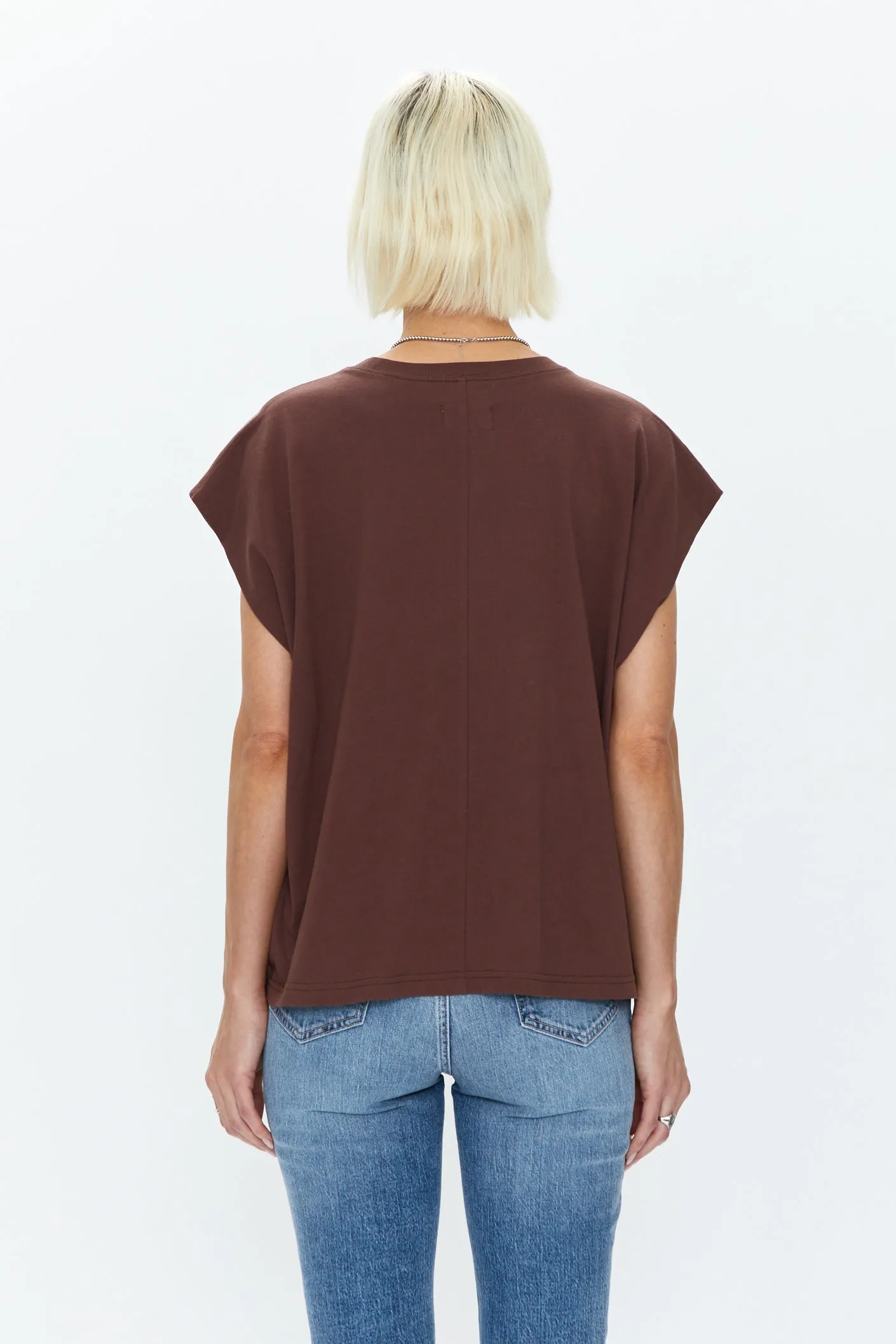Trina Muscle Tee - Chocolate sold by pistola product image thumbnail 4