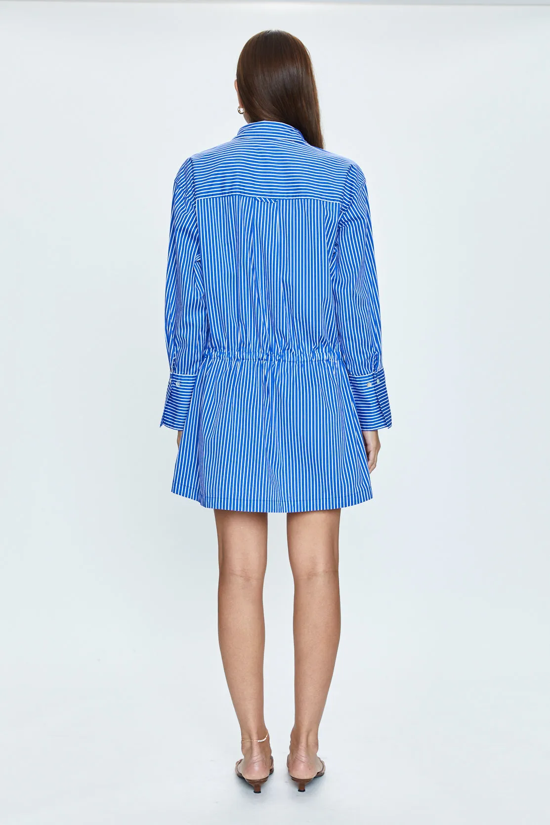 Lucinda Dress - Ultramarine Stripe sold by pistola product image thumbnail 3