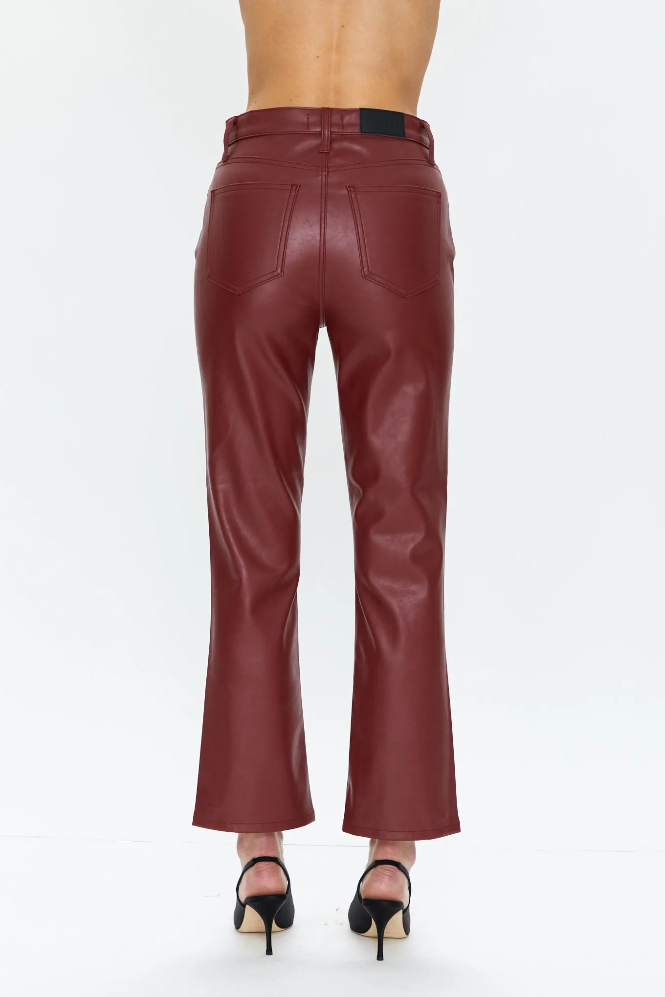 Lennon High Rise Crop Boot - Carmine sold by pistola product image thumbnail 4