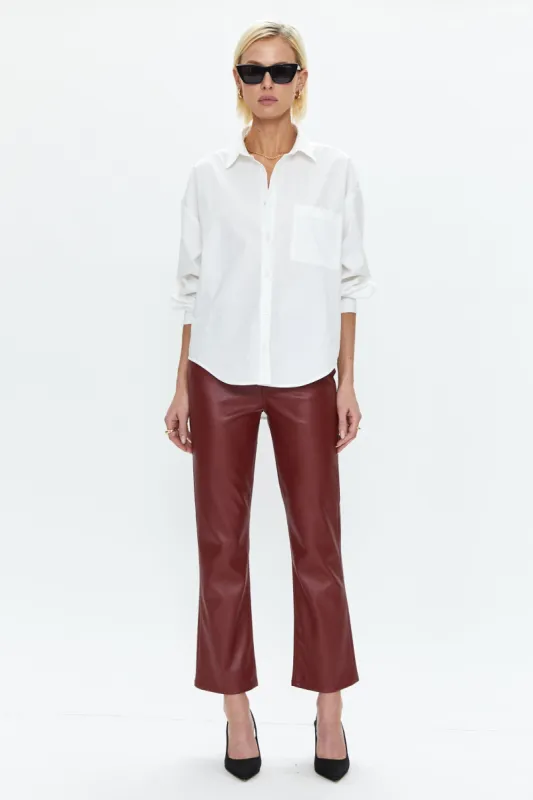 Lennon High Rise Crop Boot - Carmine sold by pistola