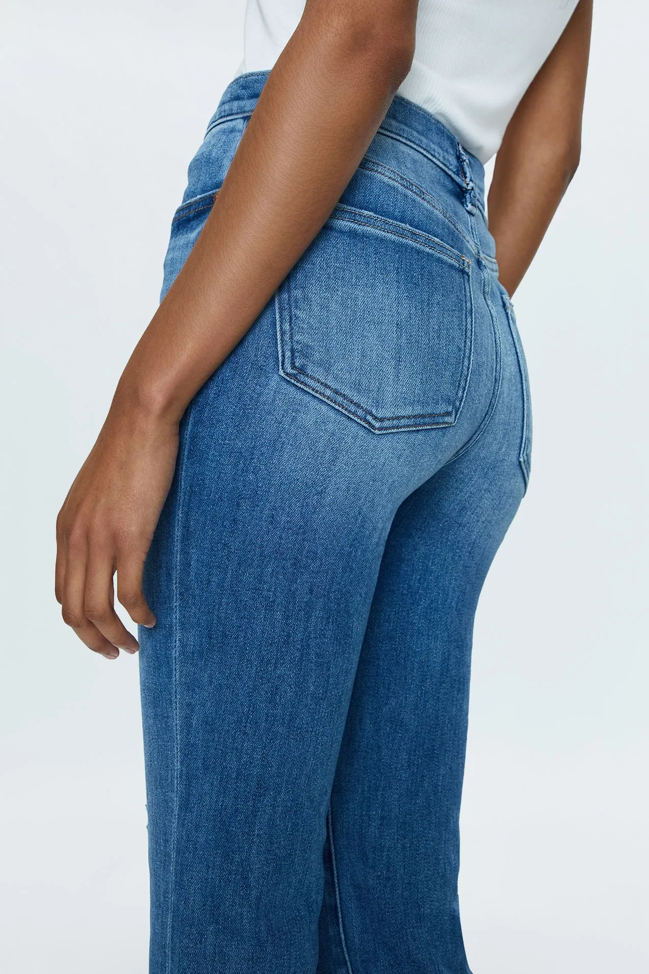 Lennon High Rise Crop Boot Jean - Fling Vintage sold by Pistola product image thumbnail 2