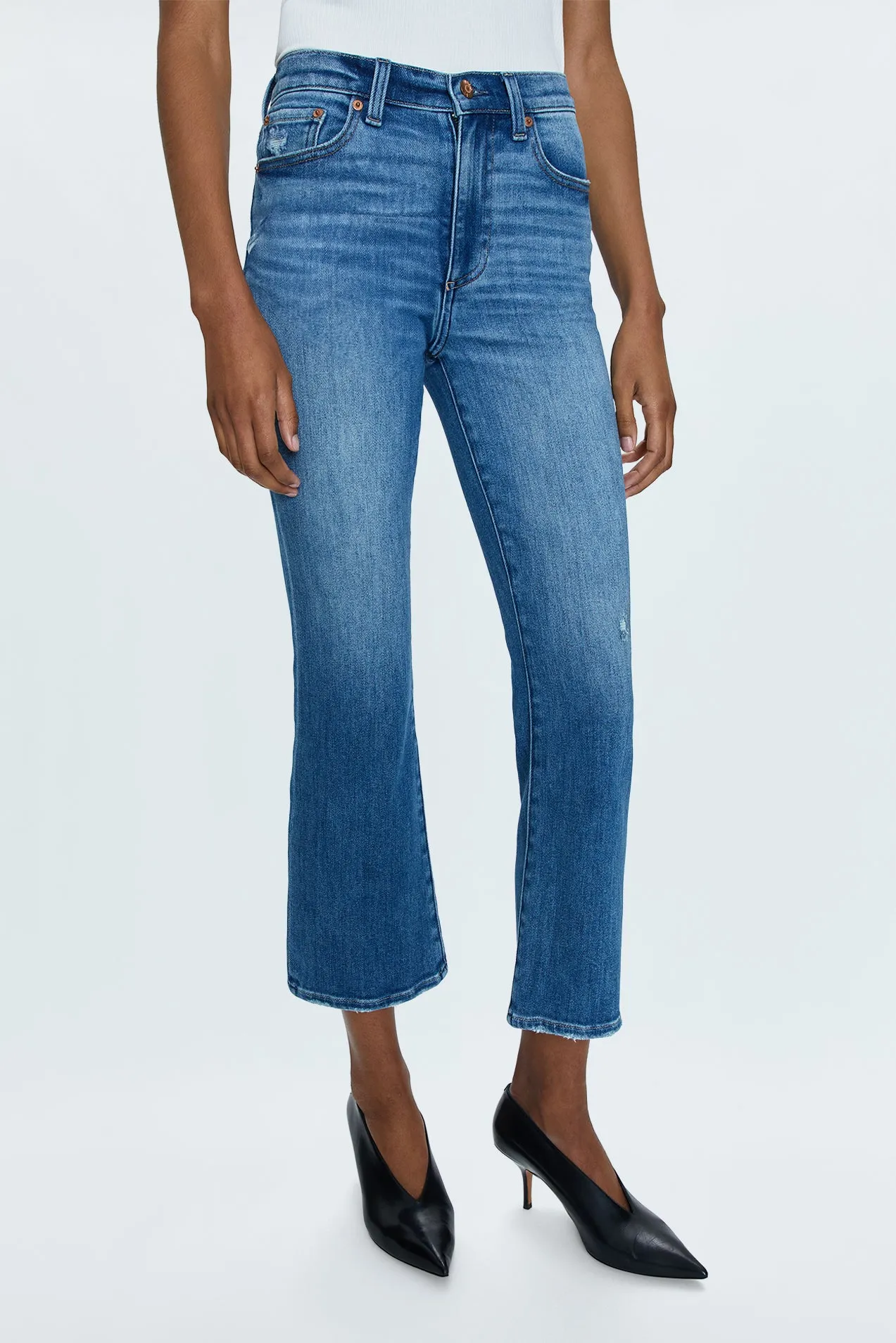 Lennon High Rise Crop Boot Jean - Fling Vintage sold by Pistola product image thumbnail 3