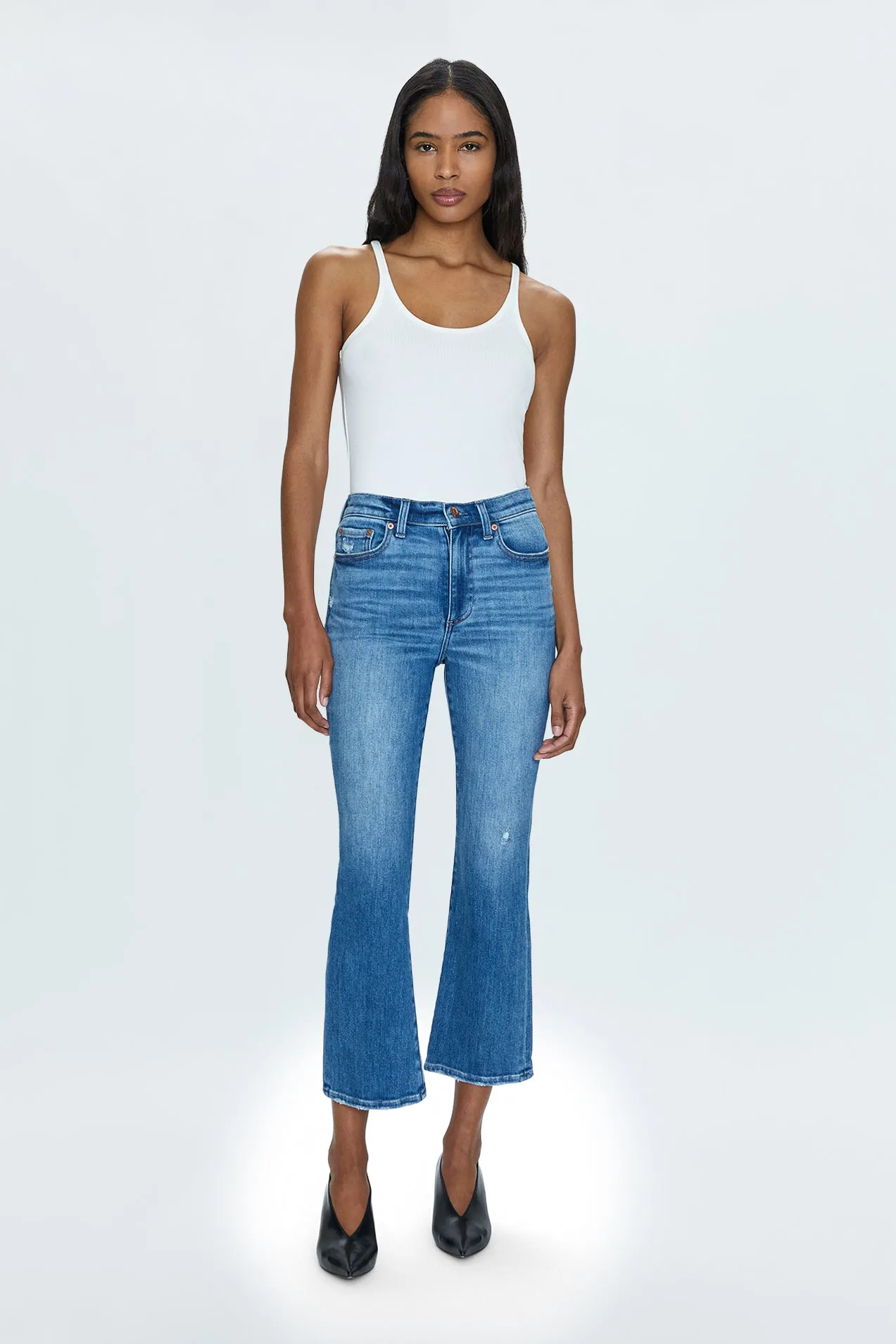 Lennon High Rise Crop Boot Jean - Fling Vintage sold by Pistola product image thumbnail 4