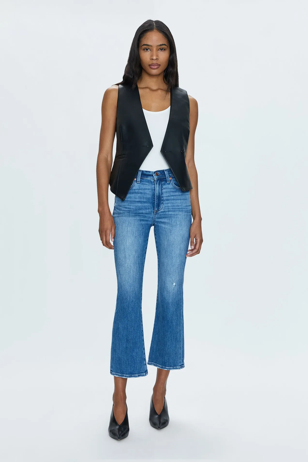Lennon High Rise Crop Boot Jean - Fling Vintage sold by Pistola
