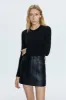 Tera High Rise Mini Skirt - Slate Black sold by pistola