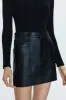 Tera High Rise Mini Skirt - Slate Black sold by pistola