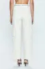 Addie High Rise Trouser - Eggshell sold by pistola