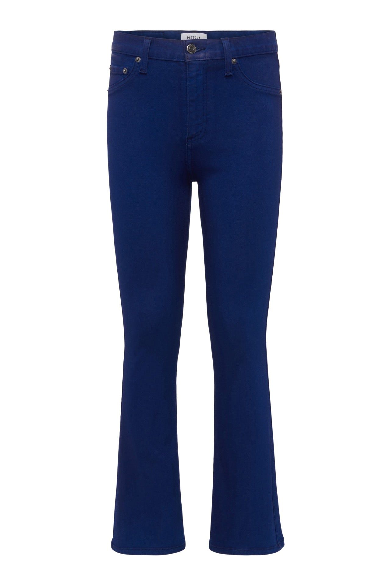 Lennon High Rise Crop Boot - Coated Sapphire sold by pistola product image thumbnail 5