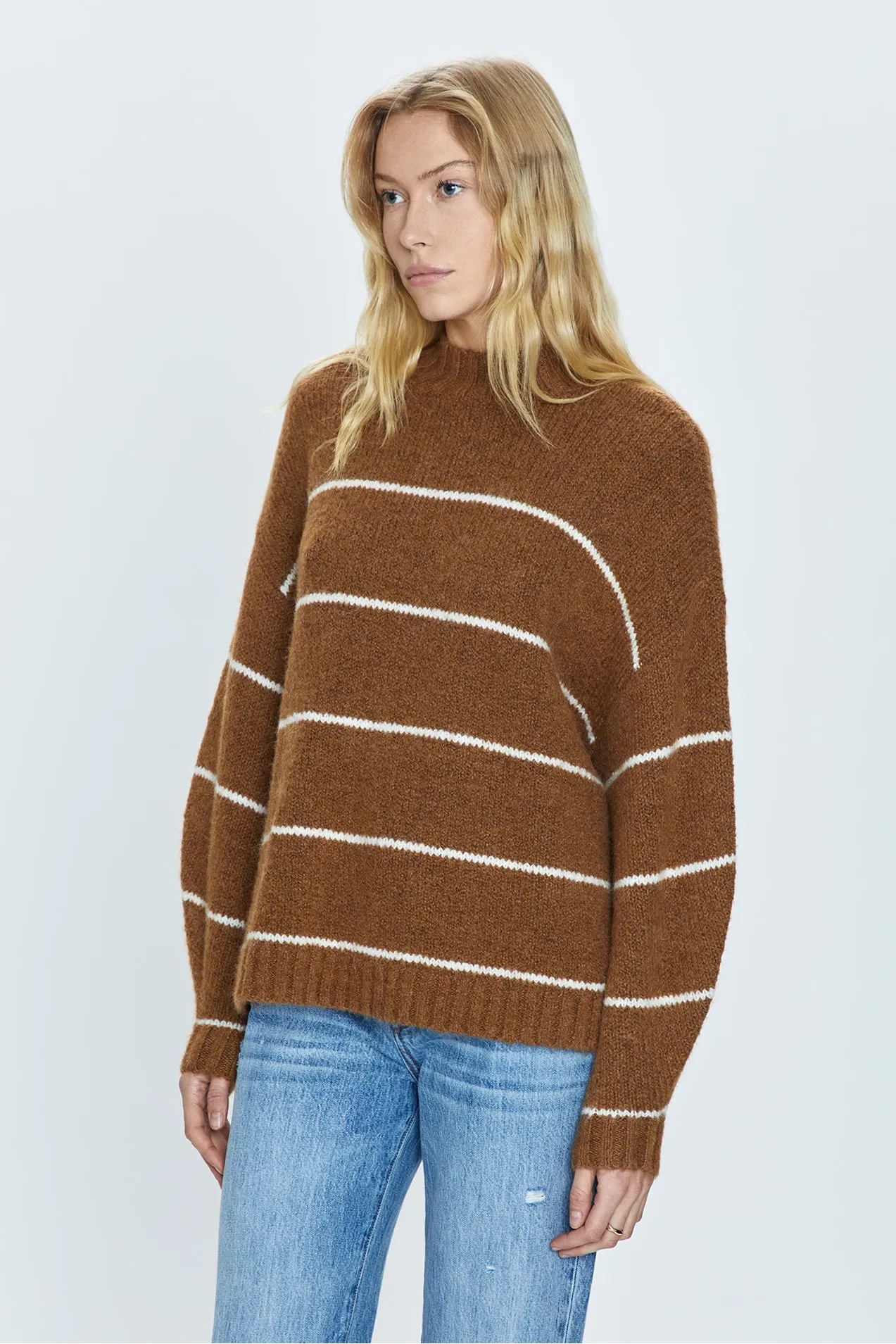 Carlen Sweater - Caramel Stripe sold by pistola product image thumbnail 5