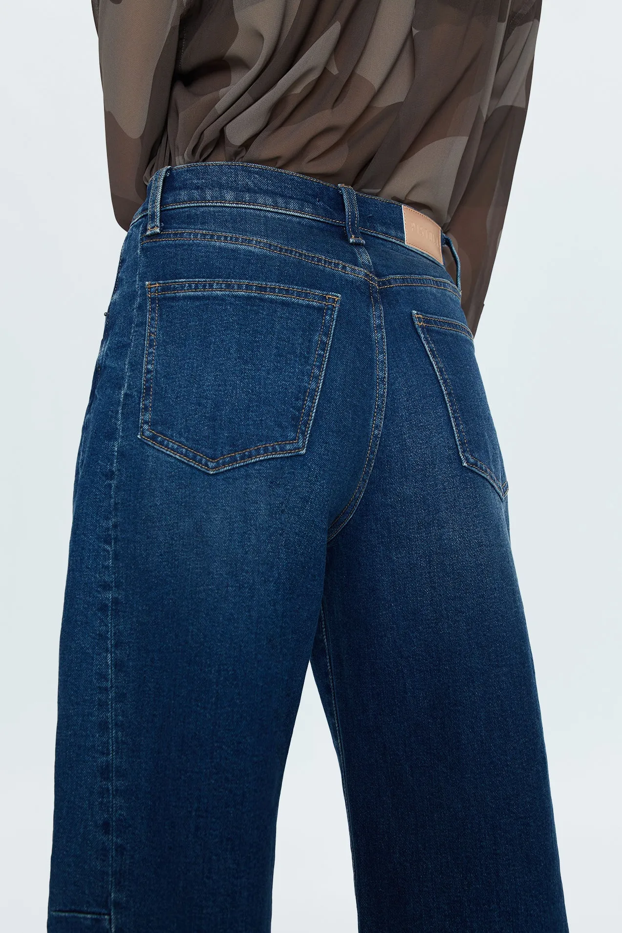 Eli High Rise Barrel Jean - Mixer sold by pistola product image thumbnail 3