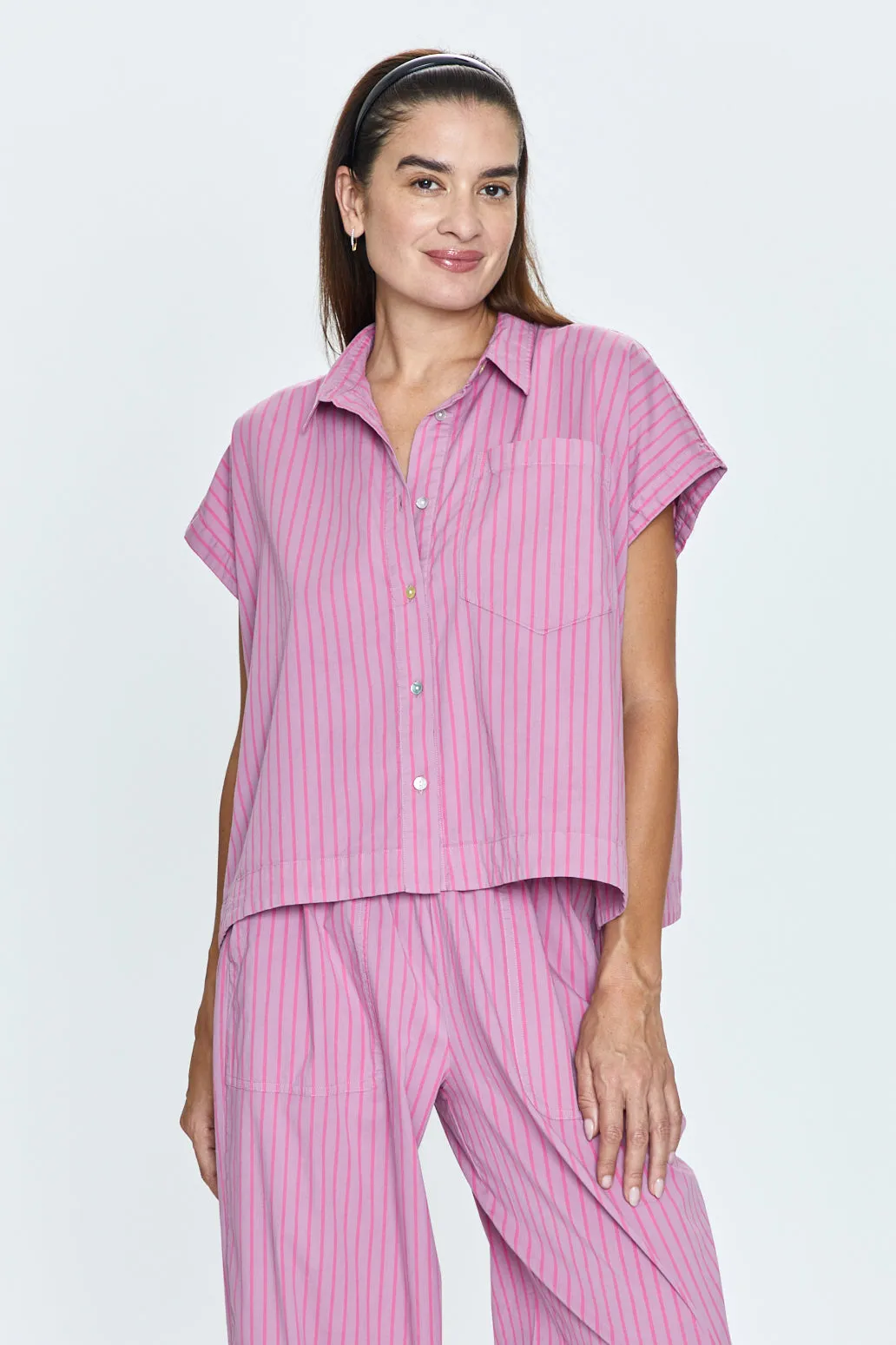 Lara Shirt - Apertivo Stripe sold by pistola