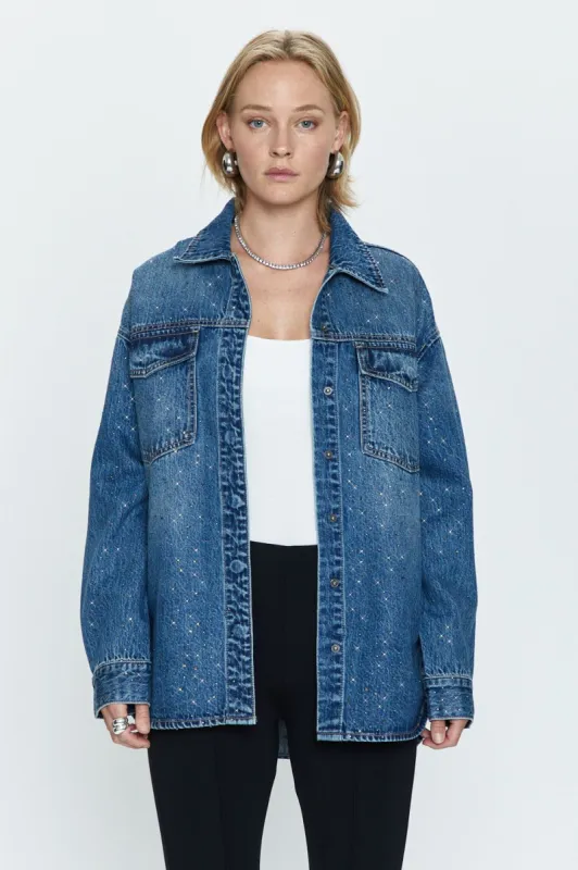 Mandy Oversized Shacket - Illuminating sold by pistola