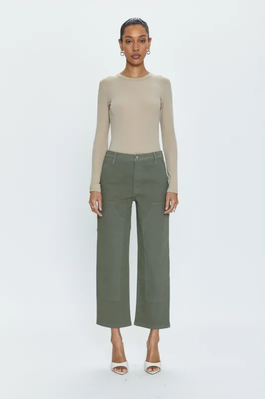 Ashton Straight Leg Utility Pant - Wild Fern sold by Pistola