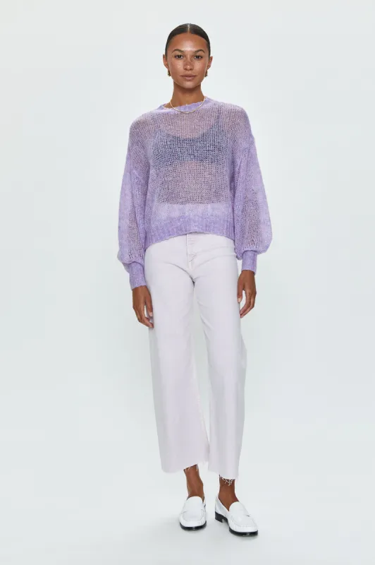 Penny High Rise Wide Leg Crop Jean -  Lavender Haze sold by pistola