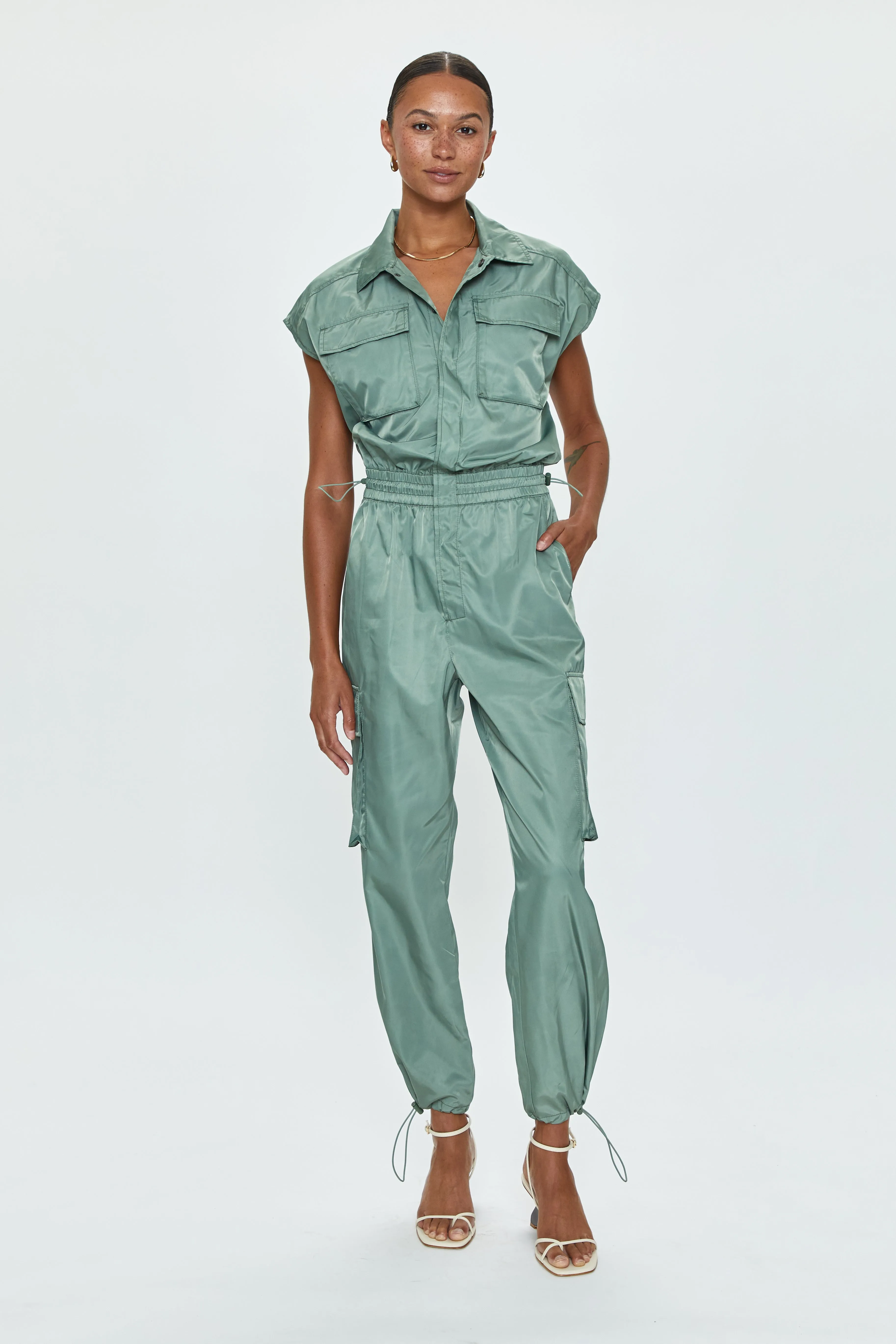 Jade Cargo Jumpsuit - Bluff sold by pistola product image thumbnail 5