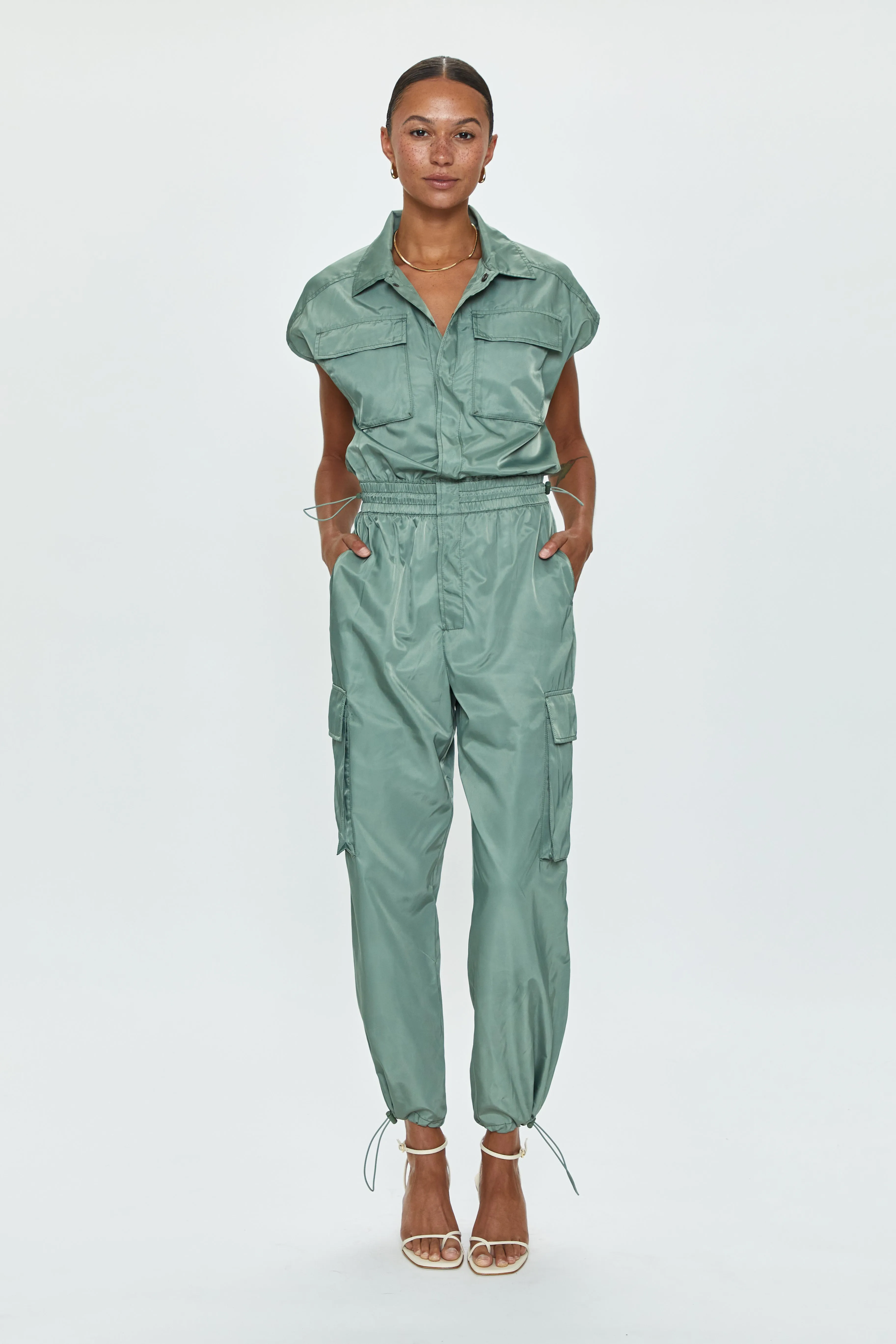 Jade Cargo Jumpsuit - Bluff sold by pistola product image thumbnail 2