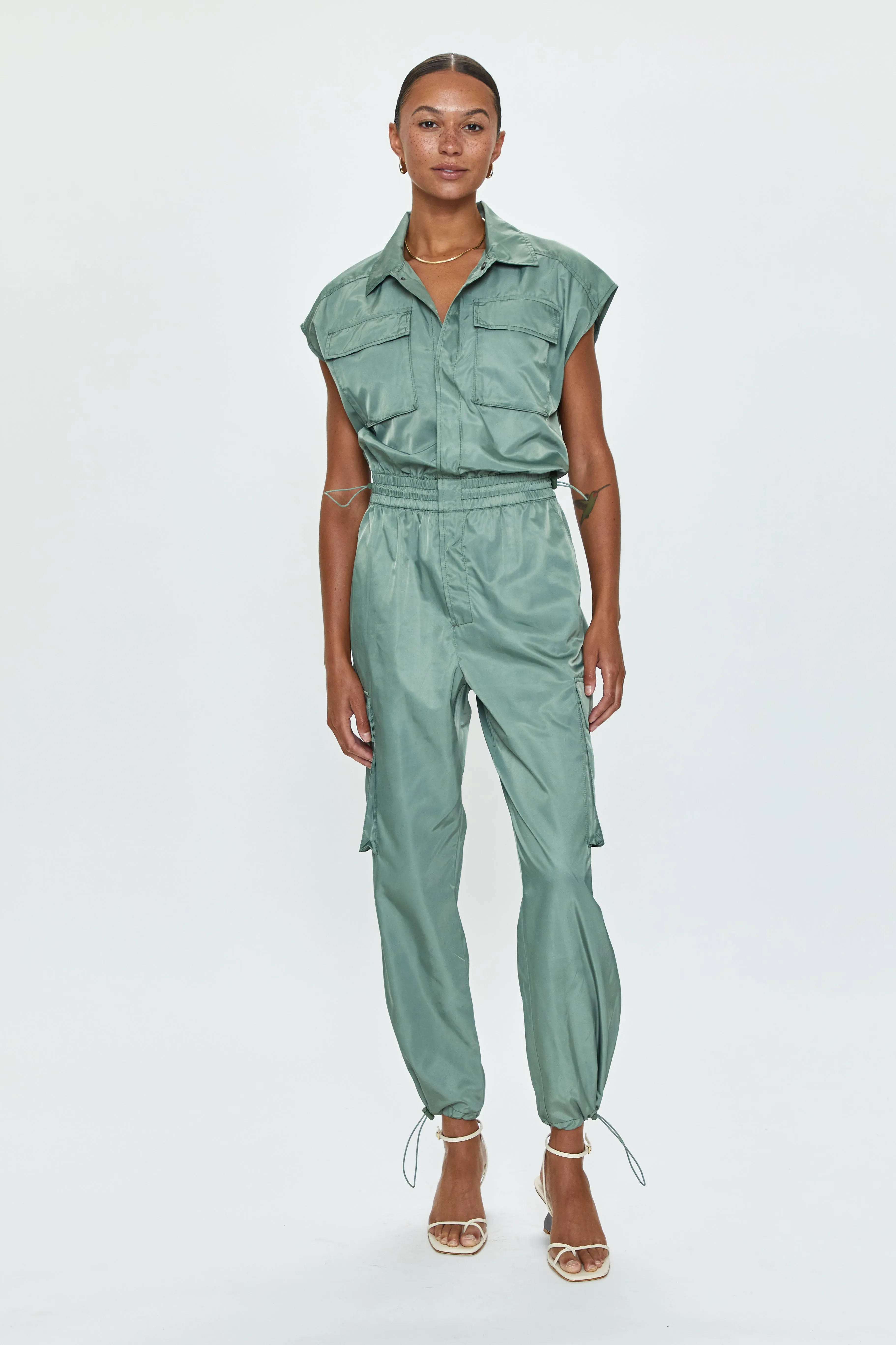 Jade Cargo Jumpsuit - Bluff sold by pistola