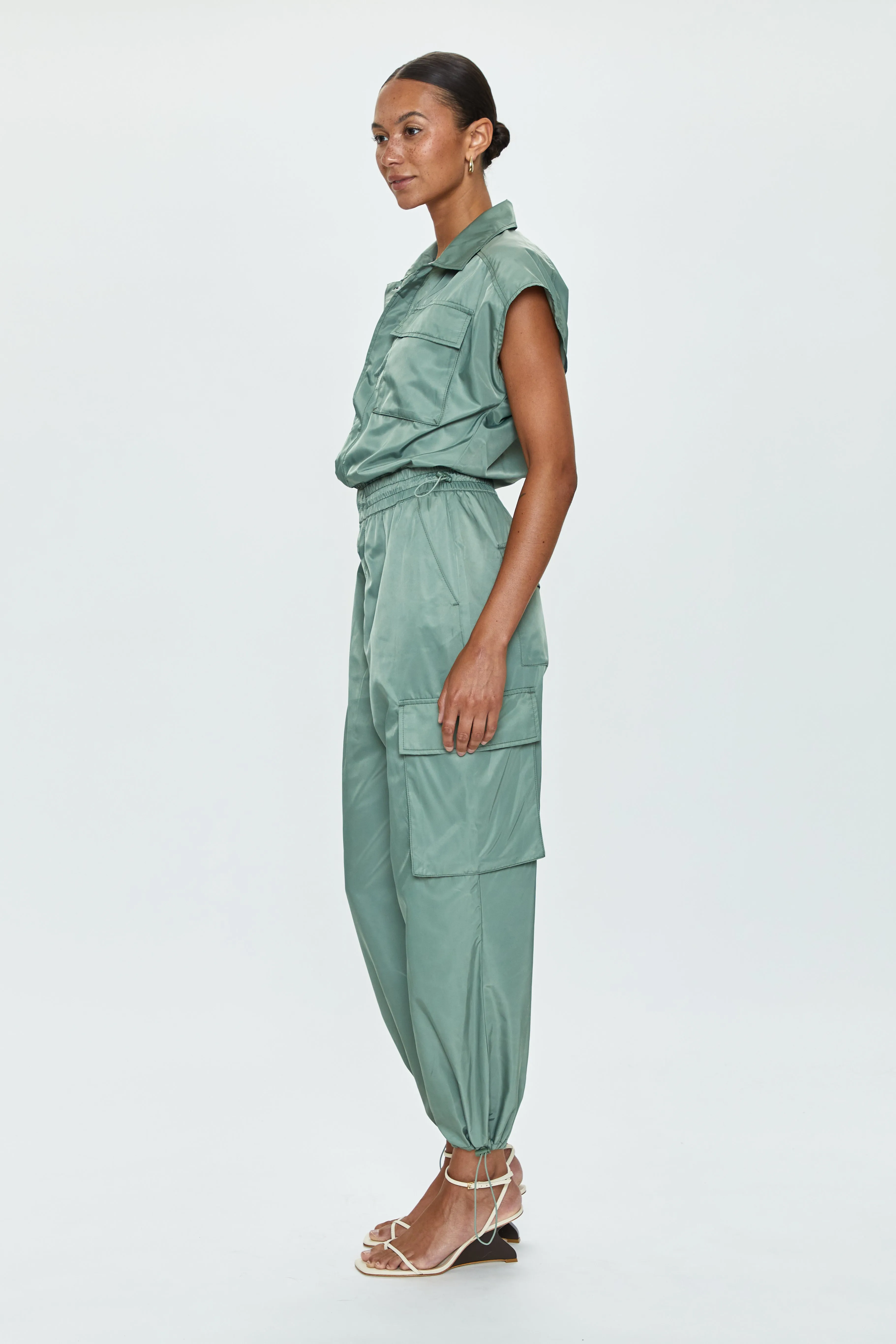 Jade Cargo Jumpsuit - Bluff sold by pistola product image thumbnail 3