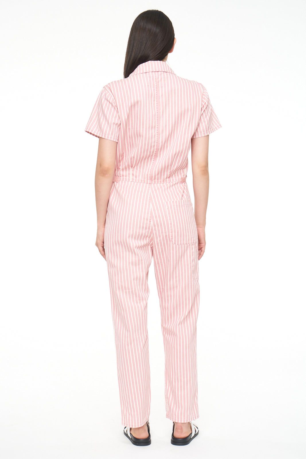 Grover Short Sleeve Field Suit - Peony Stripe sold by pistola product image thumbnail 4