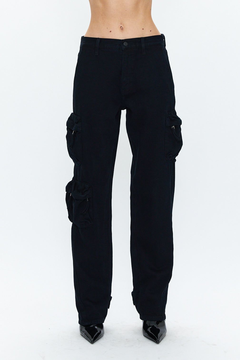 Bobbie Utility Mid Rise Loose Straight Jean - Abyss sold by pistola product image thumbnail 2