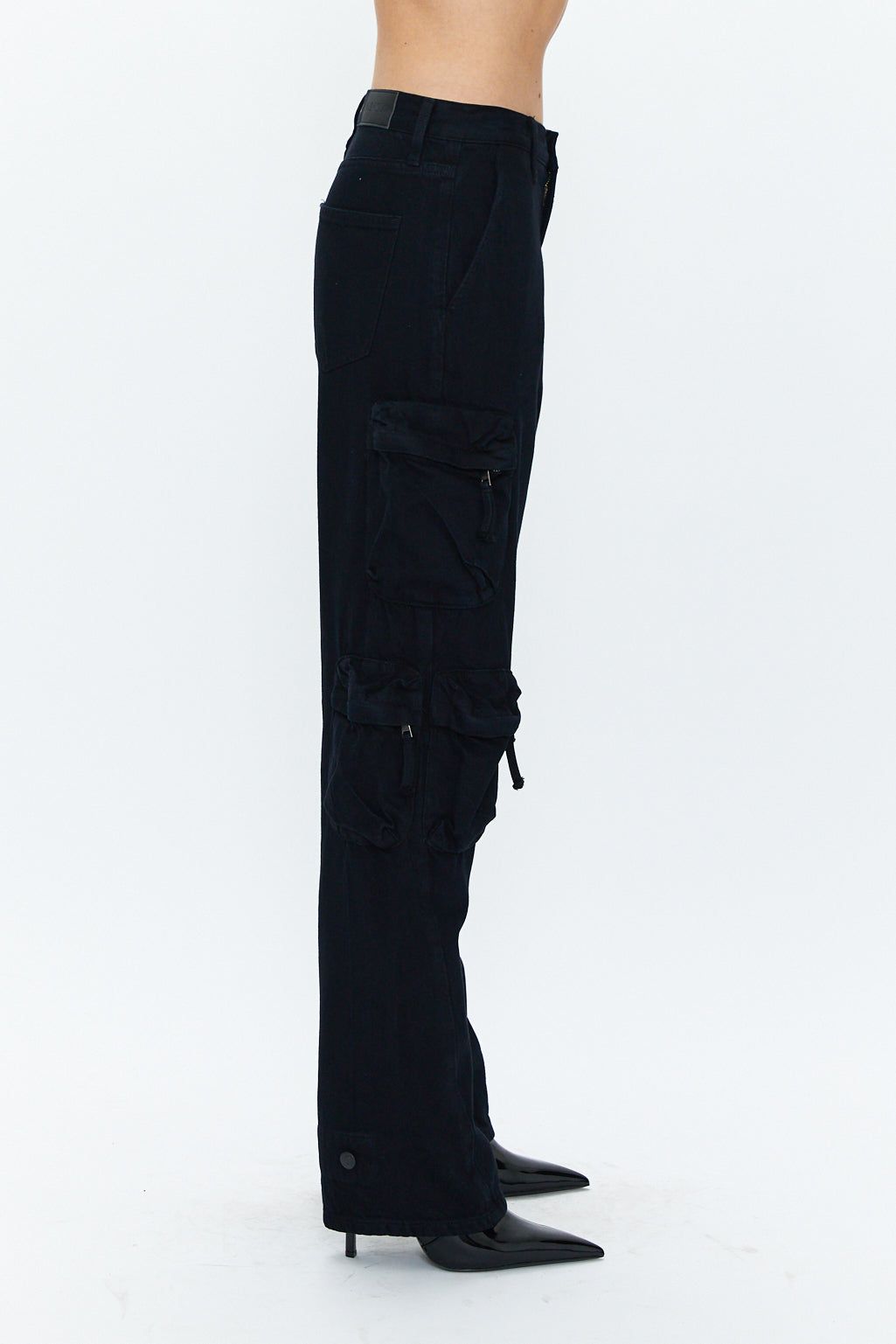 Bobbie Utility Mid Rise Loose Straight Jean - Abyss sold by pistola product image thumbnail 3